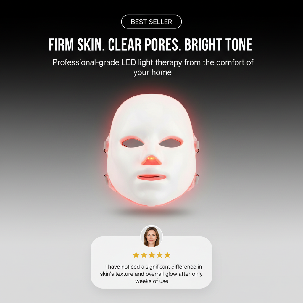 Lumeva 7-in-1 Skincare Mask..