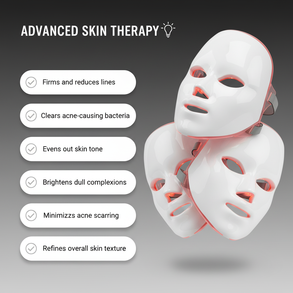 Lumeva 7-in-1 Skincare Mask..